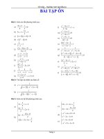 bài tập ôn tập toán từ 03022020 đến 08022020  thpt nguyễn du