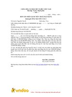 Tải Mẫu đơn xin miễn giảm tiền thuê mặt bằng - HoaTieu.vn