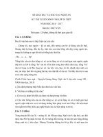 Tải Đề thi tuyển sinh vào lớp 10 THPT môn Ngữ văn sở GD&ĐT Nghệ An năm 2016 - 2017 - Đề thi vào lớp 10 môn Ngữ văn - có đáp án