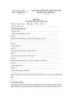 Tải Mẫu 11-HG: Biên bản ghi nhận kết quả hòa giải - HoaTieu.vn