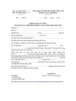 Tải Mẫu 02-ĐT: Thông báo lần thứ 2 về quyền lựa chọn đối thoại và lựa chọn Hòa giải viên - HoaTieu.vn