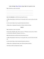 Tải Giải vở bài tập Tiếng Việt lớp 3 tập 2 tuần 31: Luyện từ và câu - Giải vở bài tập Tiếng Việt lớp 3 tuần 31