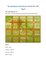 Tải Đề Thi Trạng Nguyên Tiếng Việt Lớp 4 Vòng 18 năm học 2018 - 2019 - Đề thi Trạng Nguyên Tiếng Việt lớp 4 có đáp án