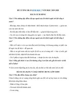 Tải Đề cương ôn tập học kì 2 môn Sinh học 7 năm học 2019 - 2020 - Tài liệu ôn tập Sinh học 7 học kì 2