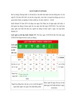 2021 - Lịch nghỉ lễ Quốc khánh năm 2021