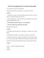 Tải Giải Vở bài tập Công nghệ lớp 6 bài 16: Vệ sinh an toàn thực phẩm - Giải sách bài tập Công nghệ lớp 6