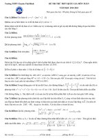 Đề thi thử THPT Quốc gia môn toán 2015 chuyên Thái  Bình