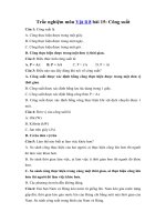 Tải Trắc nghiệm Vật lý 8 bài 15 - Công suất