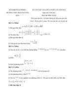 Tải Đề thi thử vào lớp 10 môn Toán trường THPT Trần Nguyên Hãn, Hải Phòng năm học 2017 - 2018 (Lần 2) - Đề thi thử vào lớp 10 môn Toán có đáp án