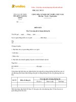 Tải Biên bản thu tem nộp phí sử dụng đường bộ - HoaTieu.vn