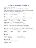 Tải Đề thi học kì 2 lớp 3 môn Toán năm học 2019 - 2020 - Đề nâng cao số 5 - Đề thi Toán học kì 2 lớp 3 dành cho học sinh khá, giỏi