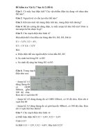 Tải Đề kiểm tra học kì 2 môn Vật lí lớp 7 - Đề số 6 - Đề thi học kì 2 Vật lý 7 có đáp án