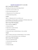 Tải Giải SBT Công nghệ lớp 8 bài 33: An toàn điện - Giải Sách bài tập Công nghệ 8 bài 33