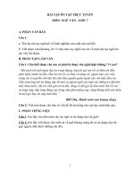 bài tập ôn tập trực tuyếnmôn ngữ văn  lớp 7a phần văn bảncâu 1