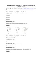 Tải Giải vở bài tập Toán 4 bài 75: Chia cho số có hai chữ số (tiếp theo) - Giải vở bài tập Toán 4 tập 1