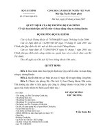 QĐ-BTC - HoaTieu.vn