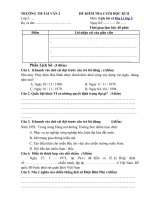 Tải Đề thi học kì 2 môn Lịch sử - Địa lý lớp 5 có bảng ma trận đề thi - Đề kiểm tra học kì 2 môn Sử - Địa lớp 5 có đáp án