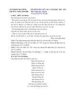 Tải Đề thi giữa học kì 1 lớp 10 môn Ngữ văn Trường THPT Kim Bôi, Hòa Bình năm 2020 - 2021 - Đề kiểm tra giữa học kì 1 lớp 10 môn Văn