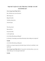 Tải Luyện từ và câu lớp 3: Nhân hóa. Cách đặt và trả lời câu hỏi Khi nào? - Giải bài tập SGK Tiếng Việt 3 tập 2