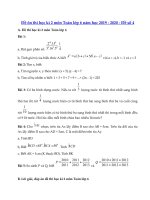 Tải Đề thi học kì 2 lớp 6 môn Toán năm học 2019 - 2020 - Đề số 4 - Đề thi toán lớp 6 học kì 2 dành cho học sinh khá, giỏi