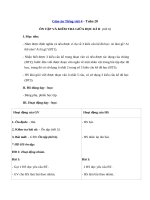 Tải Giáo án Tiếng Việt 4 tuần 28: Ôn tập giữa học kì 2 - Tiết 6 - Giáo án Luyện từ và câu lớp 4