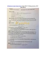 Tải Đề thi thử vào lớp 10 môn Toán trường THCS Tô Hoàng năm học 2019 - 2020 (Đề 03) - Đề thi thử vào lớp 10 môn Toán có đáp án