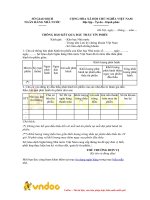 Tải Mẫu thông báo kết quả đấu thầu tín phiếu - HoaTieu.vn