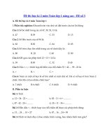 Tải Đề thi học kì 2 lớp 1 môn Toán năm học 2019 - 2020 - Đề nâng cao số 3 - Đề thi Toán học kì 2 lớp 1 dành cho học sinh khá, giỏi