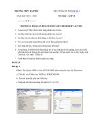 Tải Đề cương ôn tập học kì 1 lớp 12 môn Tin học trường THPT Đa Phúc, Hà Nội năm học 2019-2020 - Đề cương ôn tập học kì 1 lớp 12 môn Tin học