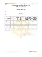 Tải Mẫu D01-TS: Bảng kê thông tin quản lý BHXH - HoaTieu.vn