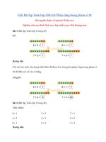 Tải Giải Toán lớp 1 trang 45 sách Cánh Diều - Phép cộng trong phạm vi 10