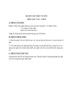 bài ôn tập trực tuyếnmôn ngữ văn  lớp 8a  phần văn bản câu 1