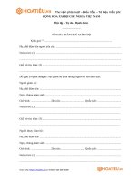 Tải Mẫu tờ khai đăng ký giám hộ - HoaTieu.vn