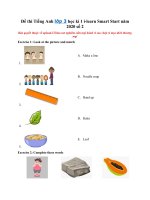 Tải Đề thi Tiếng Anh lớp 3 học kì 1 i-learn Smart Start năm 2020 số 2 - Đề kiểm tra học kỳ 1 lớp 3 môn Anh có đáp án