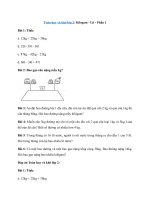 Tải Toán hay và khó lớp 2: Kilogam - Lít - Phần 1 - Bài toán hay và khó lớp 2
