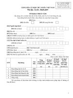 áp dụng cho cá nhân làm đại lý bảo hiểm đại lý xổ số bán hàng đa cấp