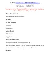 Tải Giải SBT Tiếng Anh lớp 1 Unit 0 trang 4 5 - Giải sách bài tập tiếng Anh lớp 1 Unit 0 sách Cánh Diều