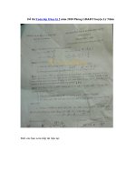 Tải Đề thi Toán lớp 8 học kì 2 năm 2020 Phòng GD&ĐT huyện Lý Nhân - Đề thi học kì 2 Toán 8