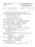 Tải Đề thi học kì 2 lớp 4 môn Khoa học năm 2019 - 2020 theo Thông tư 22 - Đề thi lớp 4 cuối kì 2 môn Khoa học