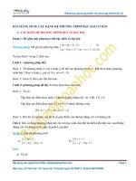 Bài giảng số 5: Một số dạng hệ phương trình bậc hai cơ bản lớp 10