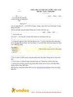 Tải Mẫu thông báo yêu cầu bổ sung hồ sơ, điều chỉnh nội dung triển lãm - HoaTieu.vn