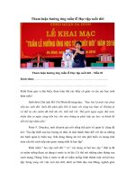 tham luận hưởng ứng tuần lễ học tập suốt đời