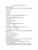 Tải Đề kiểm tra học kì 2 Địa Lí 9 - Đề 4 - Đề kiểm tra HK 2 lớp 9 môn Địa có đáp án