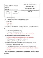 Tải Đề thi học kì 2 môn Lịch sử - Địa lý lớp 4 trường Tiểu học Nguyễn Tất Thành năm 2017 - 2018 - Đề kiểm tra cuối học kì II lớp 4 môn Sử - Địa có đáp án