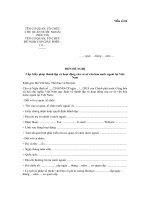 Tải Đơn xin cấp phép thành lập cơ sở văn hóa nước ngoài tại Việt Nam - HoaTieu.vn