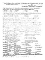 Tải Đề thi thử THPT Quốc gia năm 2017 môn Tiếng Anh có đáp án - Đề 36 - Thư viện Đề thi thử THPT Quốc gia năm 2017 môn Tiếng Anh có đáp án