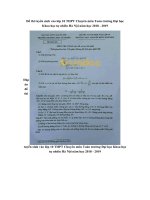 Tải Đề thi tuyển sinh vào lớp 10 THPT Chuyên môn Toán trường Đại học Khoa học tự nhiên Hà Nội năm học 2018 - 2019 - Đề thi vào lớp 10 THPT môn Toán có đáp án
