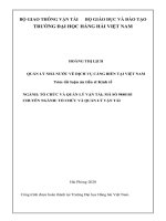 Tóm tắt luận án NCS HOÀNG THỊ LỊCH