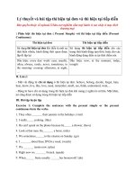 Tải Lý thuyết và bài tập thì hiện tại đơn và hiện tại tiếp diễn - Bài tập thì hiện tại đơn và thì hiện tại tiếp diễn