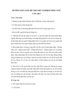 Tải Đề thi thử nghiệm kỳ thi THPT Quốc gia năm 2017 môn Ngữ Văn có đáp án - Đề thi minh họa THPT quốc gia môn Ngữ Văn mới nhất